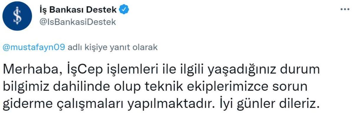 Türkiye İş Bankası’nda ’Yine’ Sorunlar Yaşanıyor! (Sorun Çözüldü)