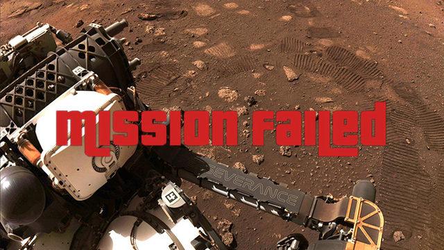NASA’nın Perseverance Aracının İlk Numune Toplama Görevi Başarısız Oldu