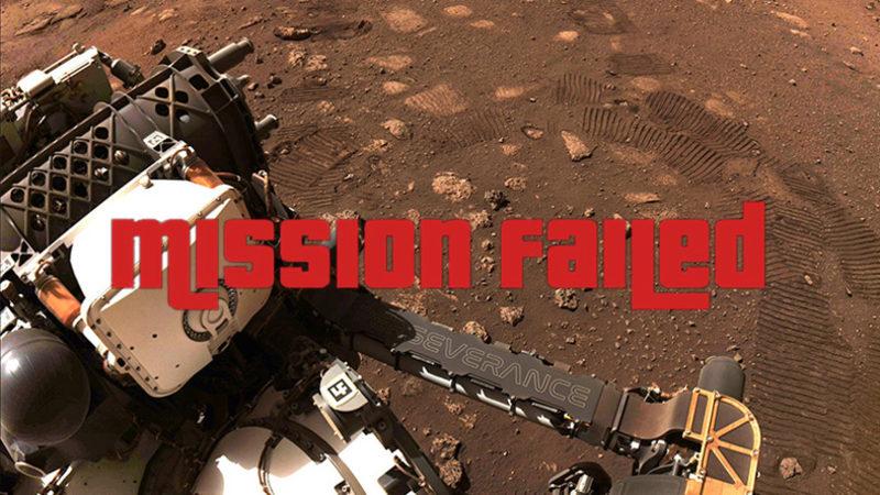 NASA’nın Perseverance Aracının İlk Numune Toplama Görevi Başarısız Oldu