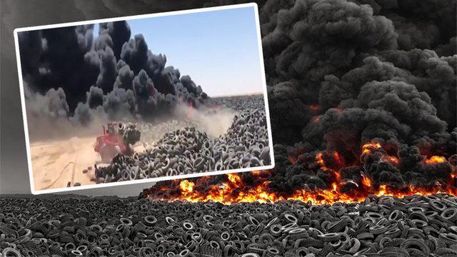 Geri Dönüşüm Yerine Biriktirmeyi Seçen Kuveyt’te 7 Milyon Tekerlek Yanıyor