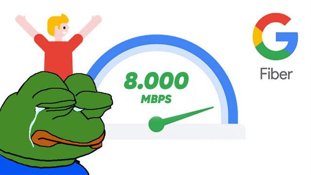 Google, 5 ve 8 Gbps Fiber İnternetini Test Etmeye Başladı (Biz Hâlâ 8 Mbps)