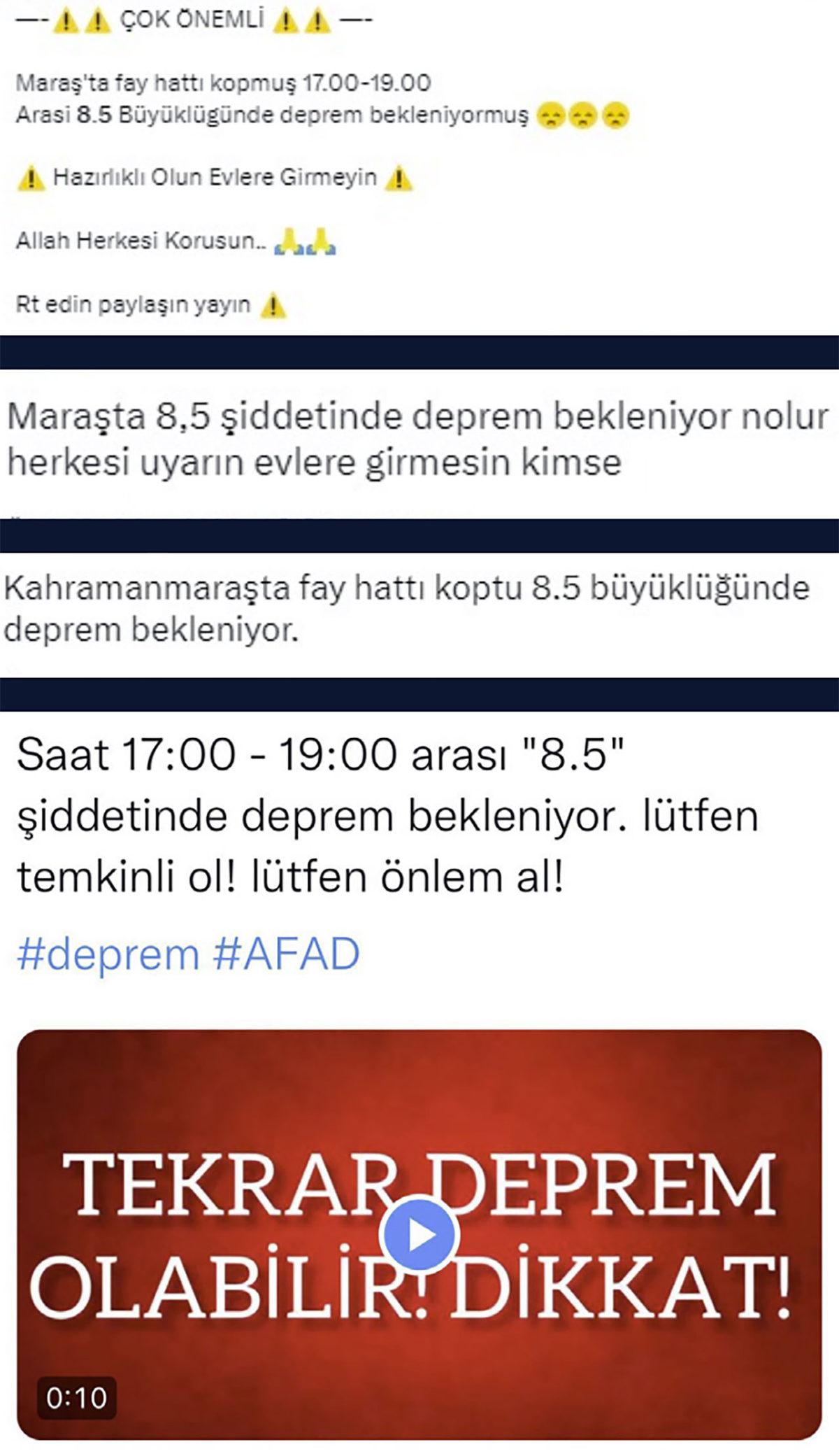 Cumhurbaşkanlığı, Kahramanmaraş Depremiyle İlgili ’Yalan’ Olarak Değerlendirilen Haberleri Açıkladı