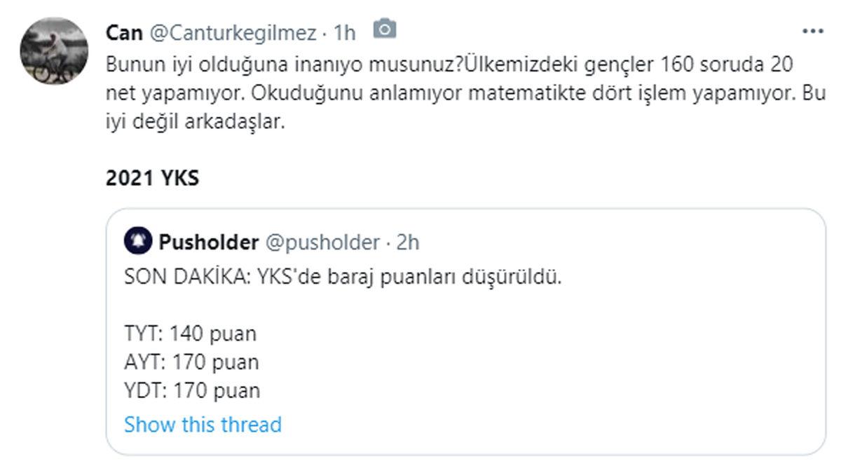 YKS Sınavında Barajın Düşürülmesi Hoş Karşılanmadı: İşte Sosyal Medyadan Gelen Tepkiler