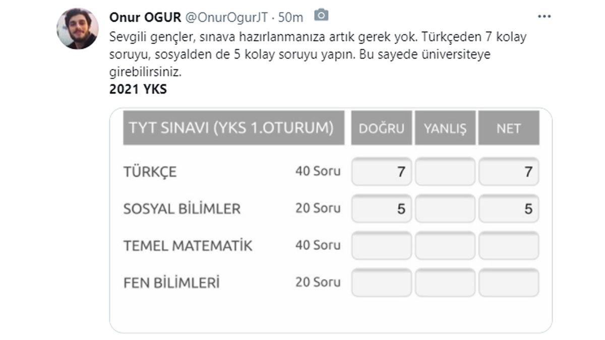 YKS Sınavında Barajın Düşürülmesi Hoş Karşılanmadı: İşte Sosyal Medyadan Gelen Tepkiler