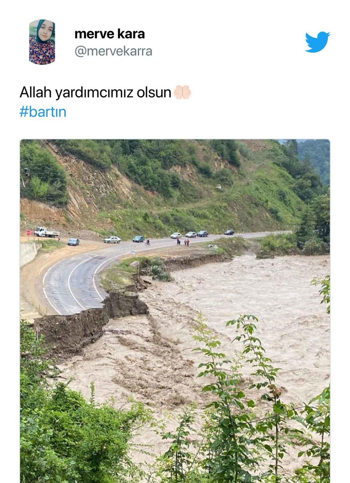 Karadeniz’de Ortalığı Birbirine Katan Sel Felaketinden Gelen Korkunç Görüntüler