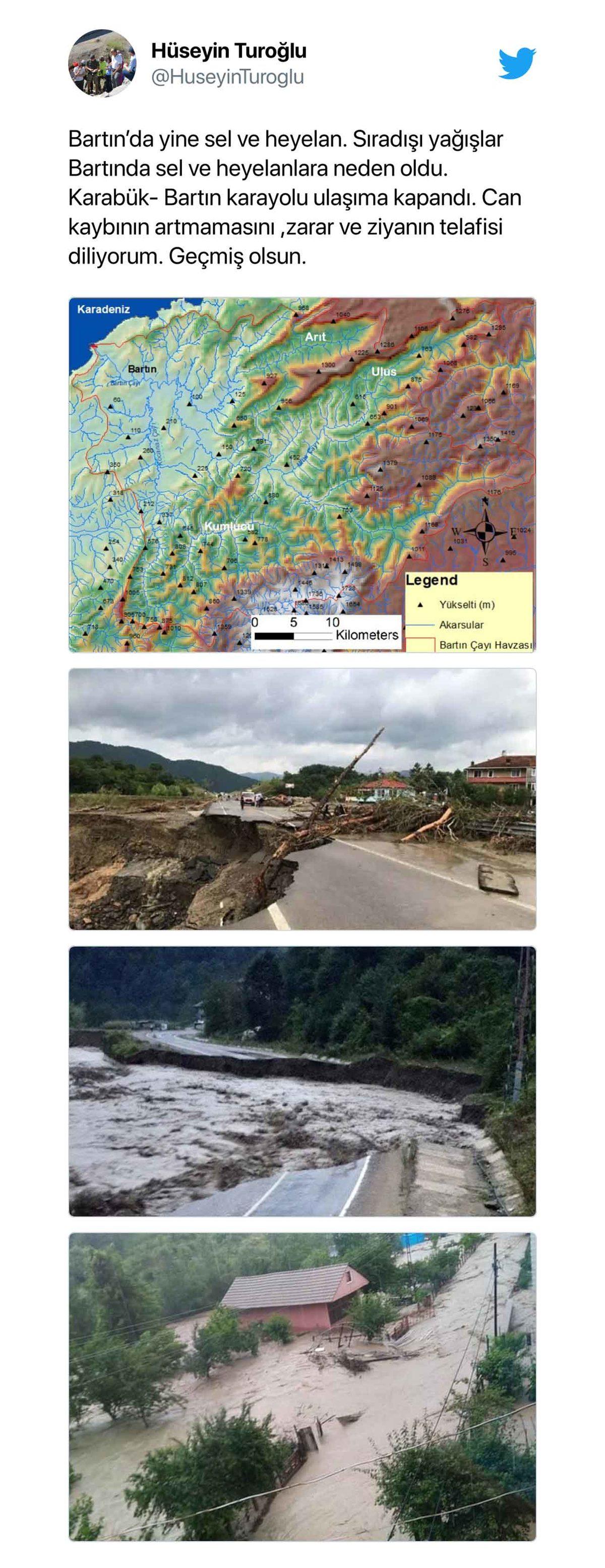 Karadeniz’de Ortalığı Birbirine Katan Sel Felaketinden Gelen Korkunç Görüntüler