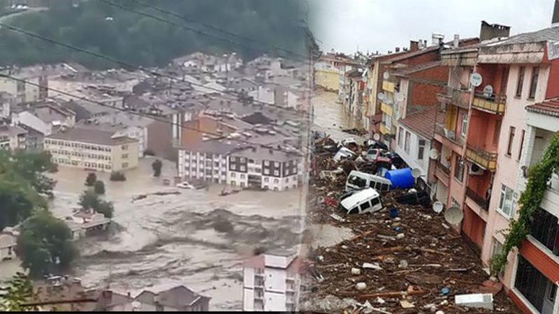 Karadeniz’de Ortalığı Birbirine Katan Sel Felaketinden Gelen Korkunç Görüntüler