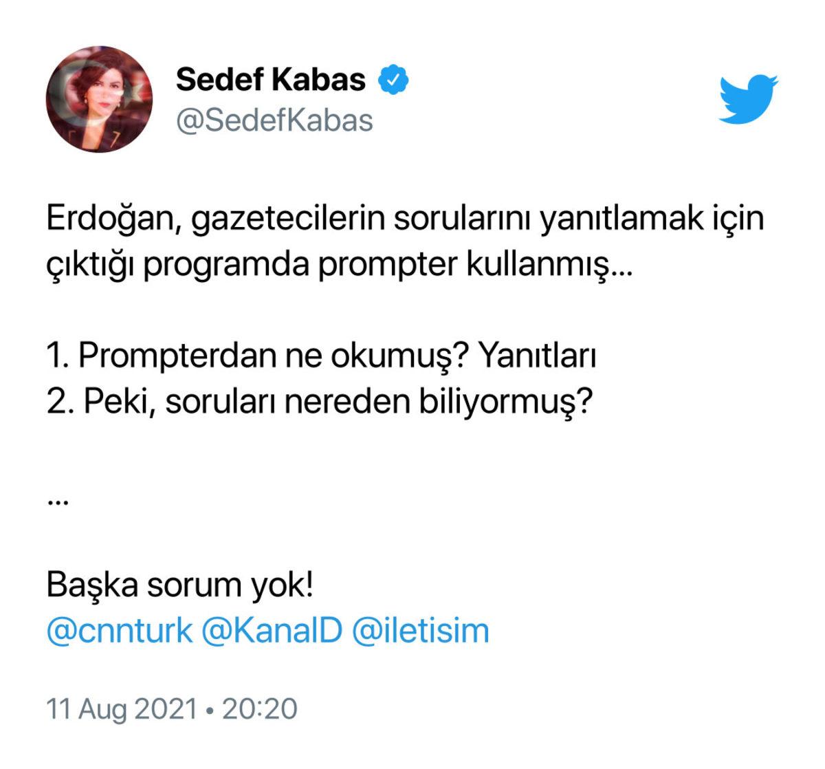 Cumhurbaşkanı Erdoğan’ın Dün Akşam Katıldığı Canlı Yayın, Sosyal Medyada Tartışma Yarattı