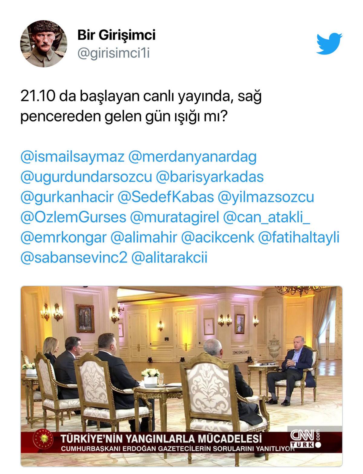 Cumhurbaşkanı Erdoğan’ın Dün Akşam Katıldığı Canlı Yayın, Sosyal Medyada Tartışma Yarattı