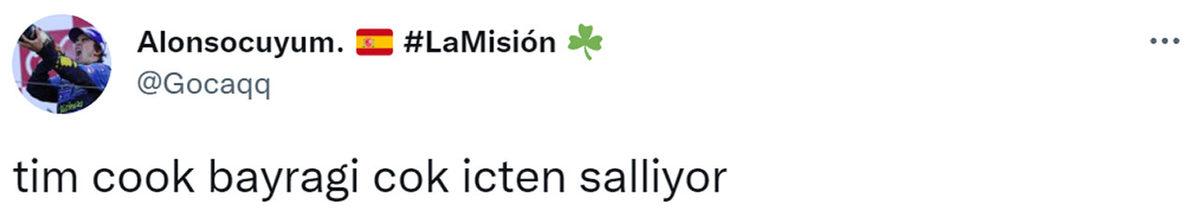 Ruhunu Evde Bırakmış Gibi: Apple CEO’su Tim Cook’un Formula 1 Damalı Bayrağını Salladığı Tuhaf Video