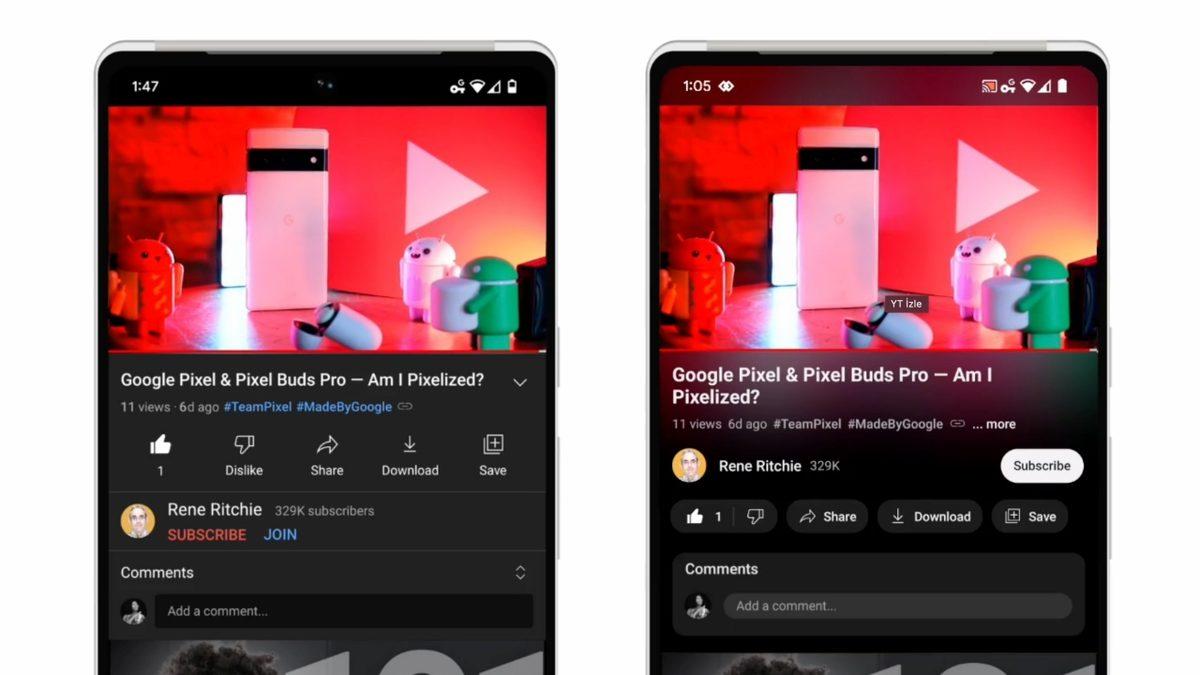 YouTube Tasarımı Değişiyor! İşte Tasarımdaki Tüm Yenilikler ve Yeni Özellikler