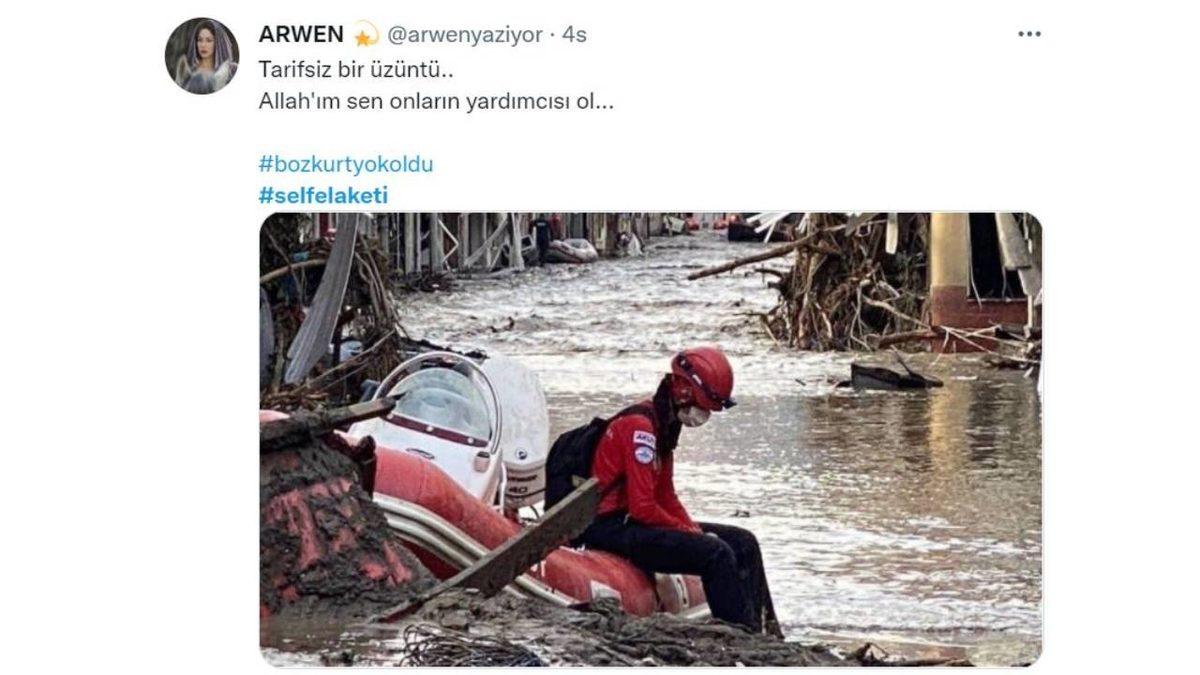 Karadeniz’de Yaşanan Sel Felaketinin Boyutlarını Gösteren Sosyal Medya Paylaşımları