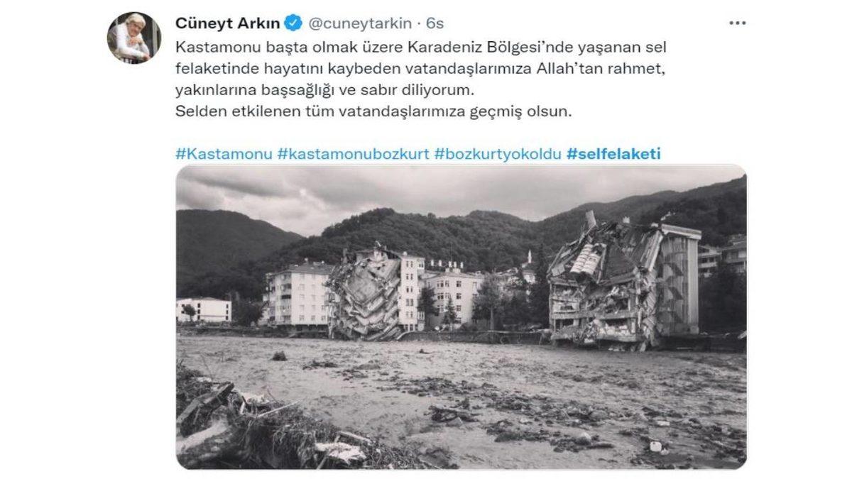 Karadeniz’de Yaşanan Sel Felaketinin Boyutlarını Gösteren Sosyal Medya Paylaşımları
