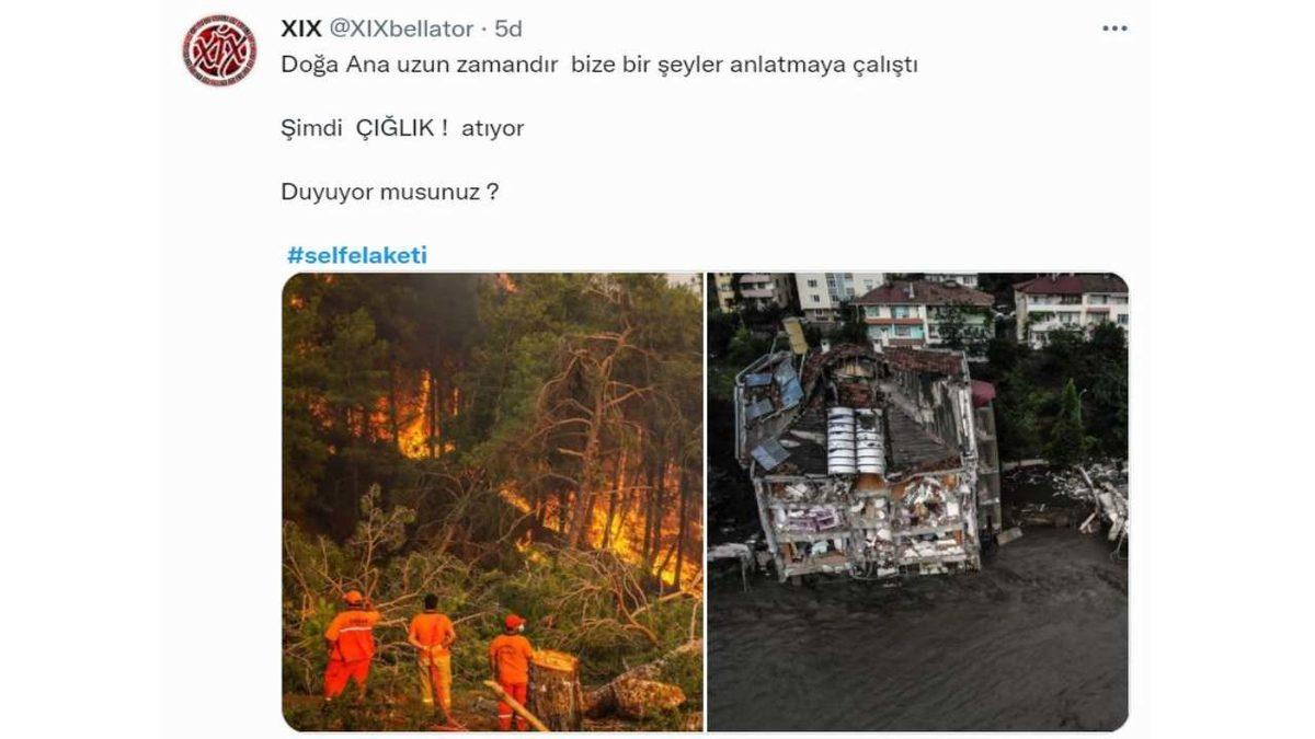 Karadeniz’de Yaşanan Sel Felaketinin Boyutlarını Gösteren Sosyal Medya Paylaşımları