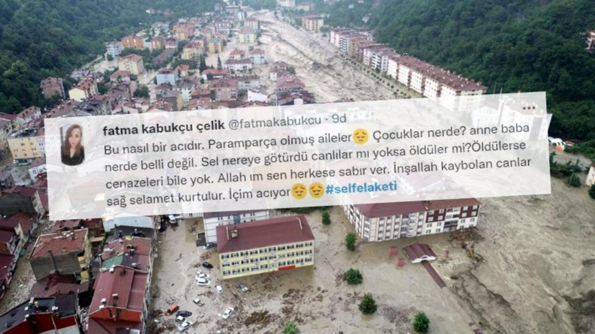 Karadeniz’de Yaşanan Sel Felaketinin Boyutlarını Gösteren Sosyal Medya Paylaşımları