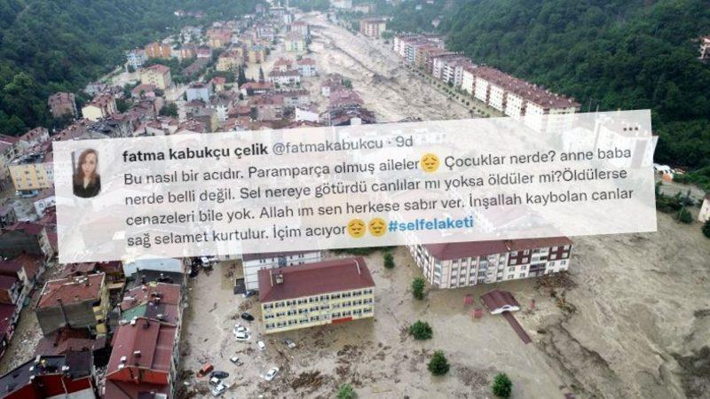 Karadeniz’de Yaşanan Sel Felaketinin Boyutlarını Gösteren Sosyal Medya Paylaşımları