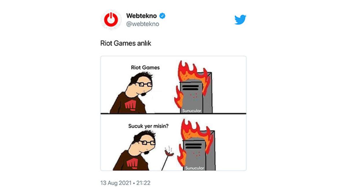 Riot Games’in Türkiye Sunucularının Çökmesi Sosyal Medyada Gündem Oldu