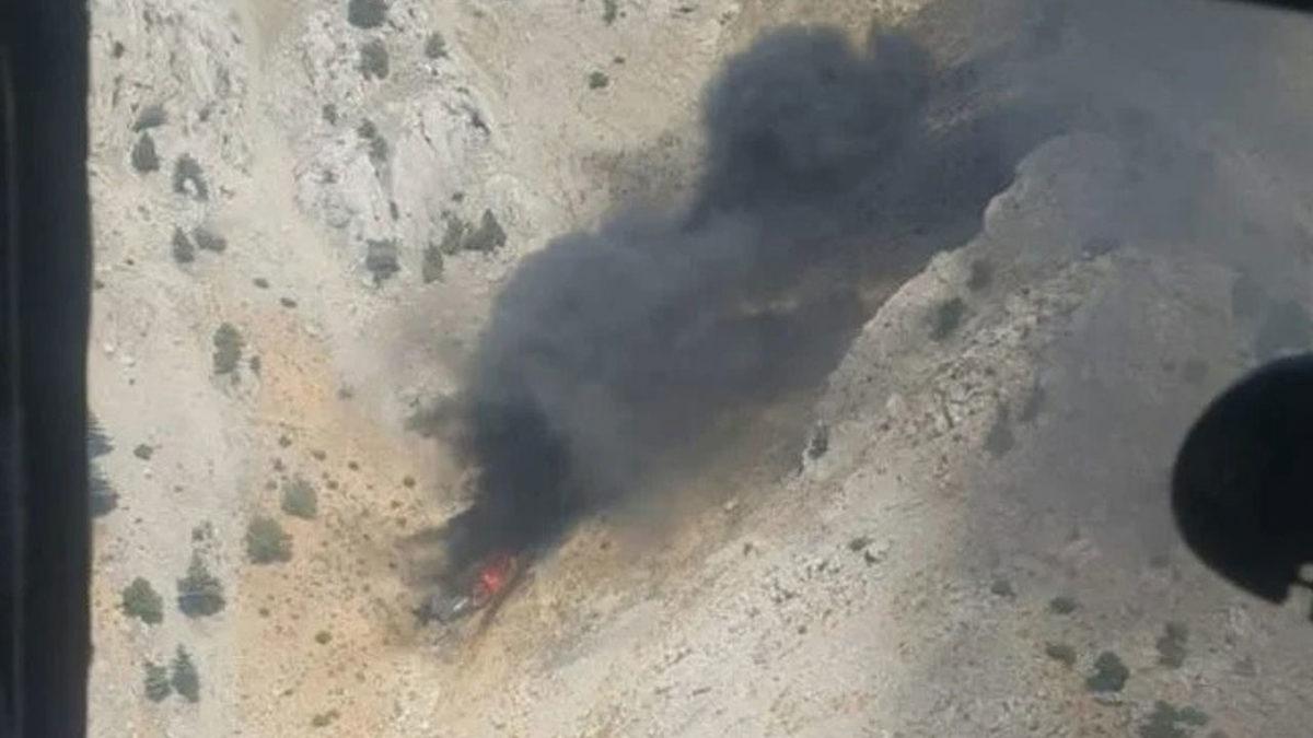 SON DAKİKA: Kahramanmaraş’ta Yangın Söndürme Uçağı Düştü