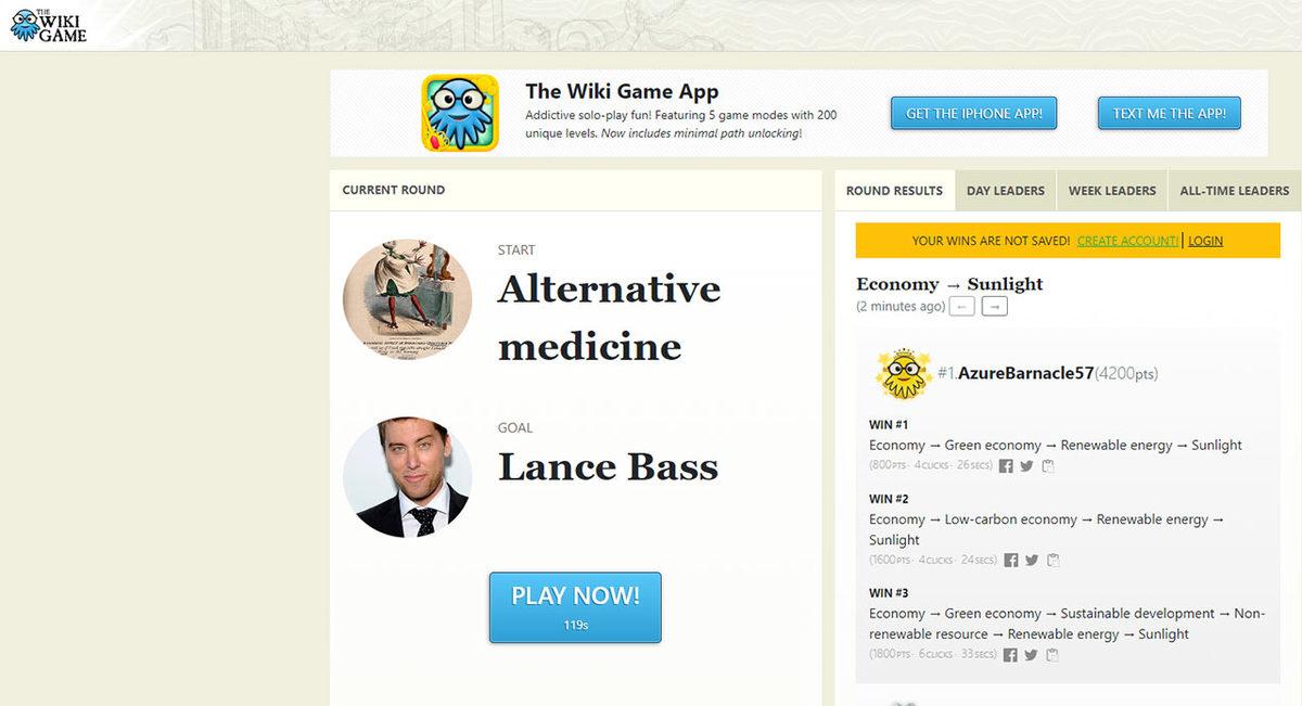 Arkadaşlarınızla Vikipedi Üzerinden Oynayabileceğiniz, Ücretsiz ve Eğlenceli Oyun: The Wiki Game