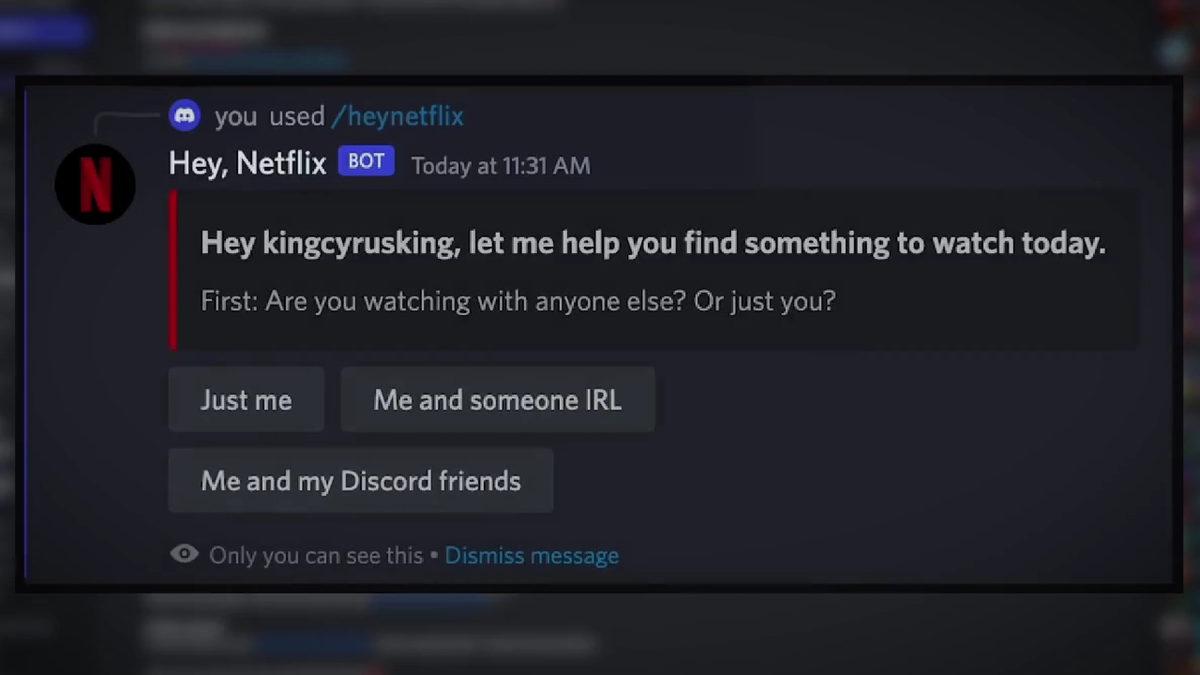 Netflix, Arkadaşlarınızla ‘Film Gecesi’ Yapmanızı Sağlayan Discord Botunu Duyurdu: Hayır, Tahmin Ettiğiniz Gibi Değil