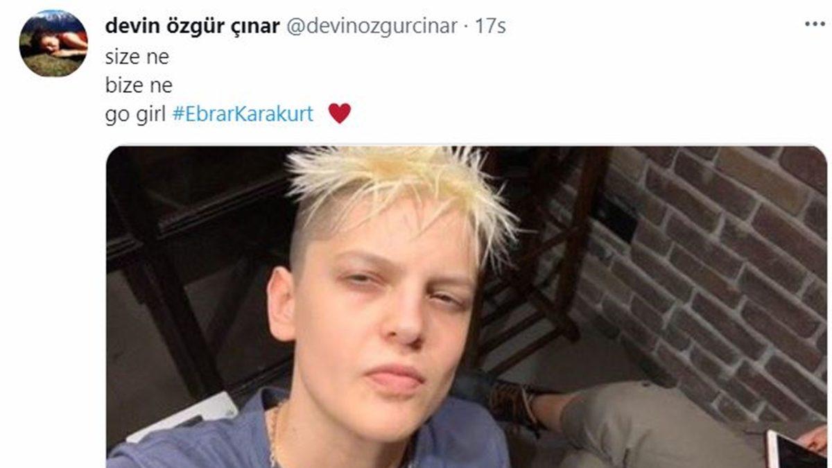 Homofobik Saldırılara Maruz Kalan Ebrar’a Sosyal Medyadan Destek Yağdı