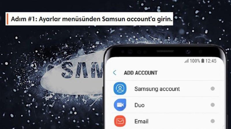 Samsung Account Şifresini ve ID’sini Nasıl Kurtarabilirsiniz?