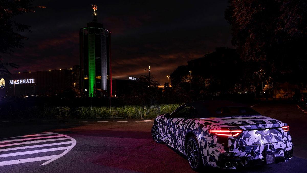 Maserati’nin Yeni Üstü Açılır Elektrikli Otomobili GranCabrio Folgore İlk Kez Görüntülendi
