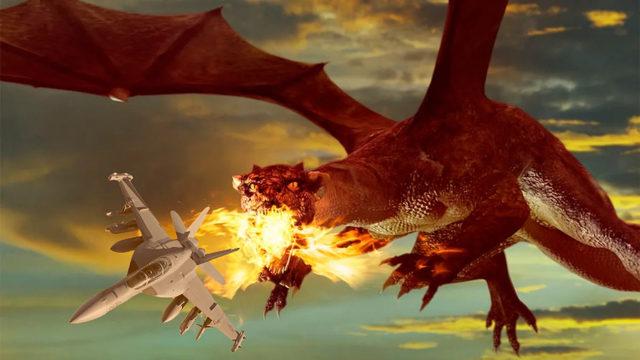 Bir Ejderha ile Bir F-16’nın Zorlu Mücadelesinde Kazanan Hangisi Olur?