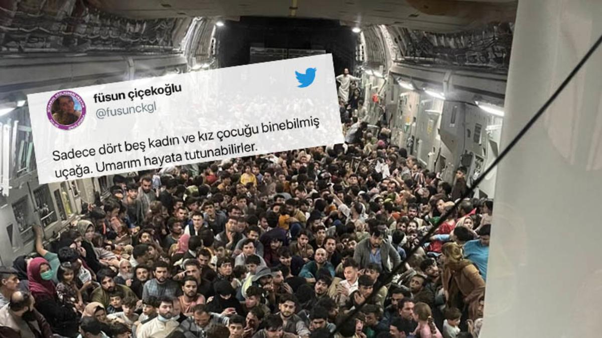 Taliban’dan Kaçan 640 Afgan’ın Tarihi Fotoğrafı Sosyal Medyanın Gündeminde