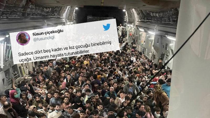 Taliban’dan Kaçan 640 Afgan’ın Tarihi Fotoğrafı Sosyal Medyanın Gündeminde