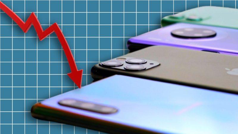 Telefon Satışlarının Dünya Genelinde Nasıl Düşüşe Geçtiğini Gösteren Rapor: Bir Marka Hariç Tüm Üreticiler Düşüşte