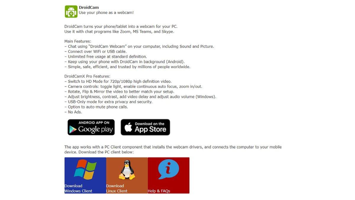 Akıllı Telefonunuzu Webcam’e Dönüştüren DroidCam Nasıl Kullanılır?
