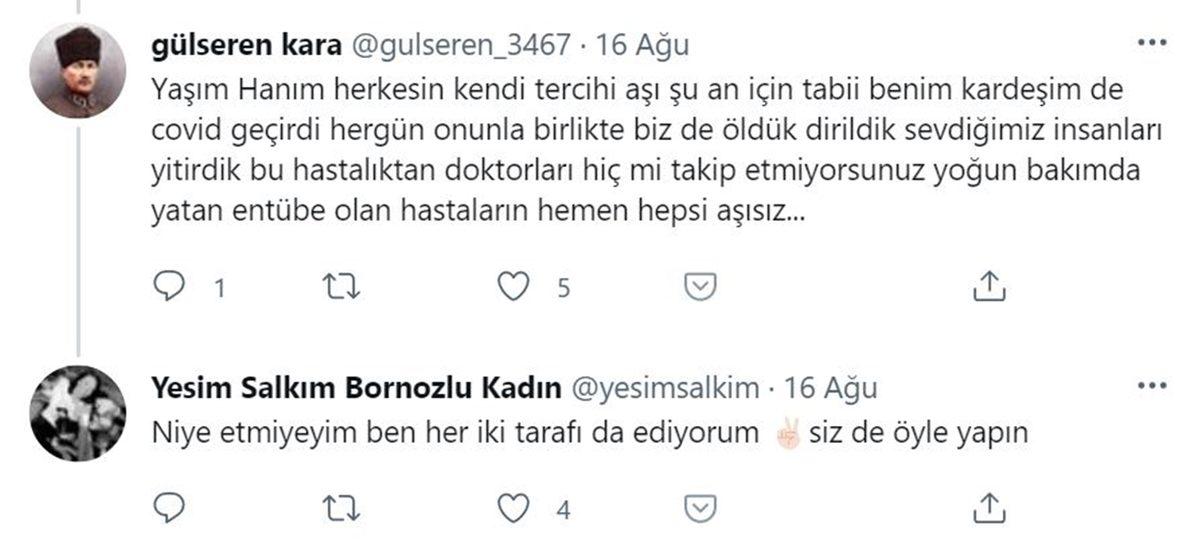 Aşıların İçinde ’Fetüs, Domuz, At Kanı Var’ Paylaşımı Yapan Yeşim Salkım Sosyal Medyanın Dilinde: Oturup Araştırıverin