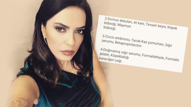 Aşıların İçinde ’Fetüs, Domuz, At Kanı Var’ Paylaşımı Yapan Yeşim Salkım Sosyal Medyanın Dilinde: Oturup Araştırıverin