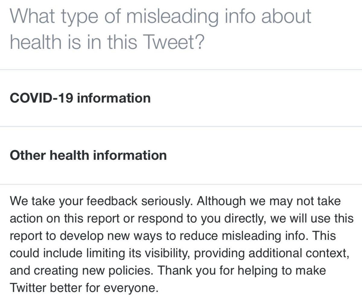 Biraz Geç Oldu Sanki: Twitter, Covid-19’la İlgili Yanlış Tweetleri Şikayet Etmeyi Kolaylaştırdı