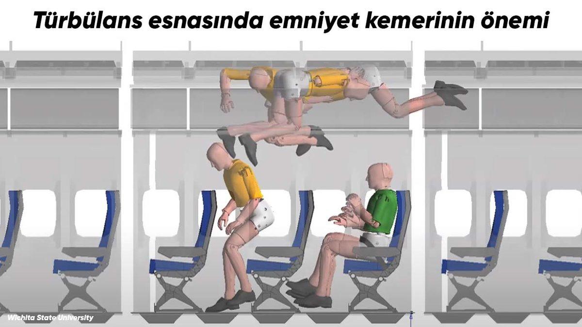 Uçaklardaki Emniyet Kemerleri Neden Arabalardaki Gibi Omuzdan Değil de Belden Takılıyor?