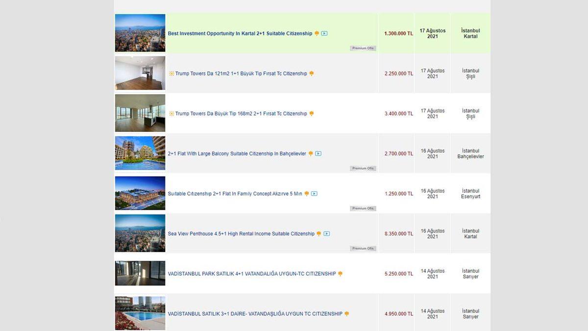 ’Vatandaşlığa Uygun’ Şeklinde Açılan Satılık Ev İlanları Sosyal Medyanın Gündeminde