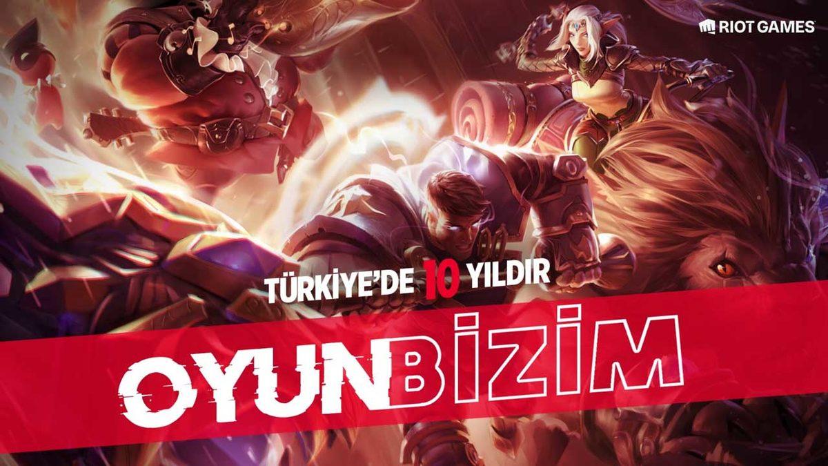 Riot Games, Türkiye’de 10. Yılını Kutluyor: Ülkemizde Kaç Adet LoL Hesabı Olduğu Açıklandı!