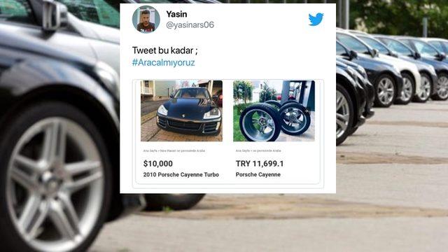 Yükselen Araba Fiyatlarına Verilen #AraçAlmıyoruz Tepkisi Sosyal Medyanın Gündeminde