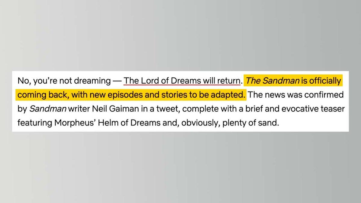 Tarihin En Pahalı Netflix Dizisi The Sandman’den Beklenen Haber Geldi: Yeni Bölümler Geliyor!