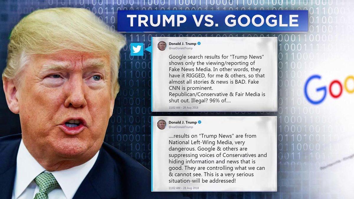 Google’ın Negatif Trump Haberlerini Öne Çıkararak Algı Yönetimi Yaptığı Ortaya Çıktı