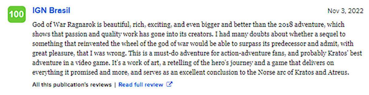 God of War Ragnarök Bugün Çıkıyor: İşte Oyuna Gelen İlk Yorumlar