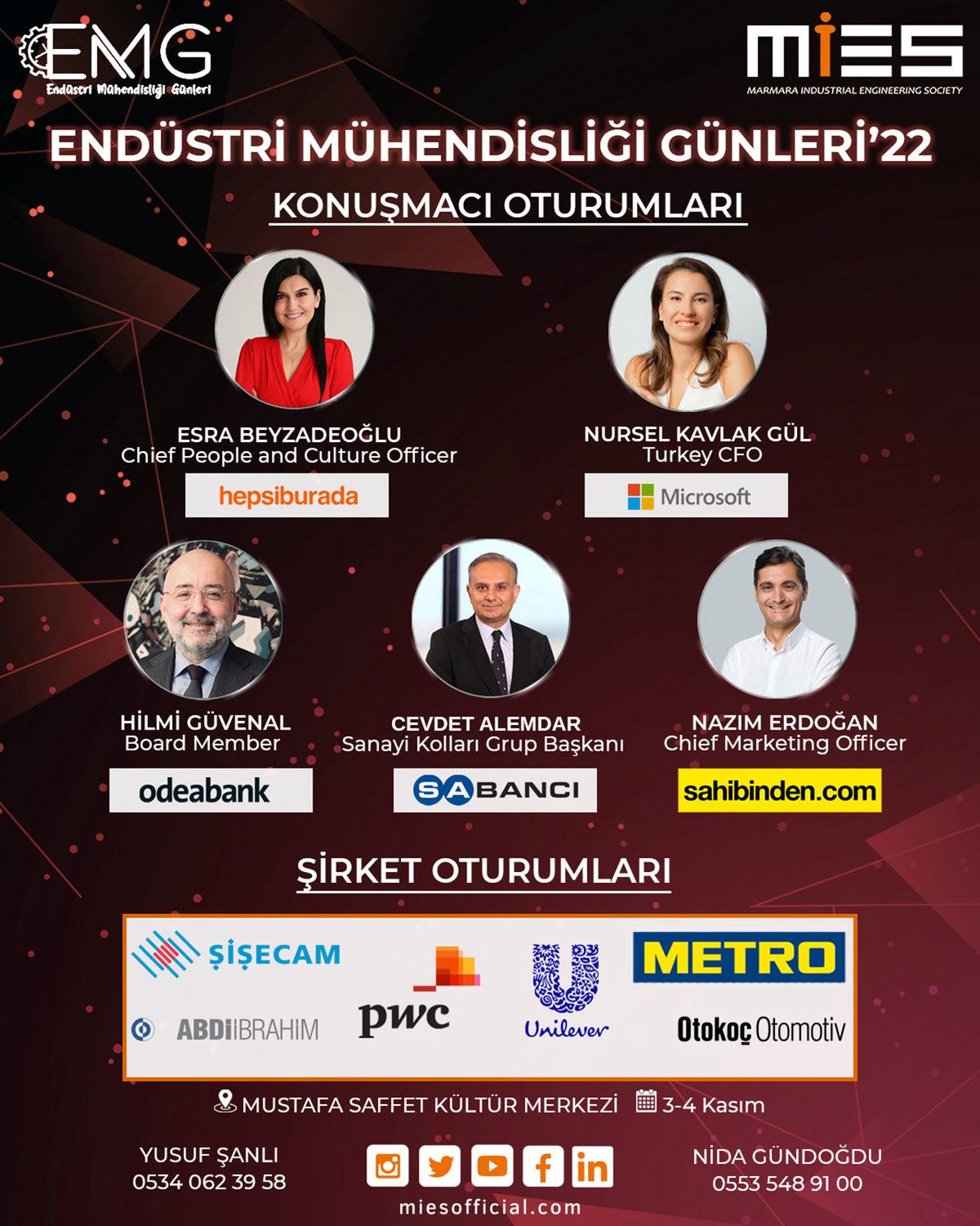 MieS Endüstri Mühendisliği Günleri’22, 3-4 Kasım Tarihinde Katılımcılarını Bekliyor