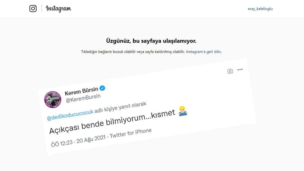 9 Milyon Takipçili Instagram Hesabı Kapatılan Kerem Bürsin: Ne Olduğunu Ben de Bilmiyorum
