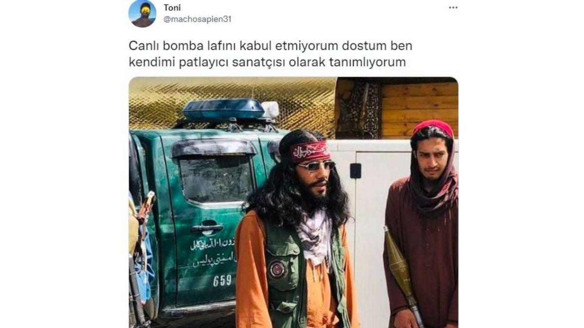 Twitter’da Taliban Üyesinin Fotoğrafı Üzerinden Yapılan Mizah Tepki Topluyor