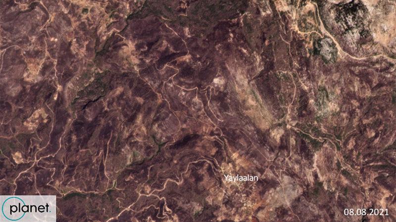 Türkiye’deki Orman Yangınlarında Yanan Alanların Öncesi ve Sonrasının Uydu Görüntüleri Paylaşıldı