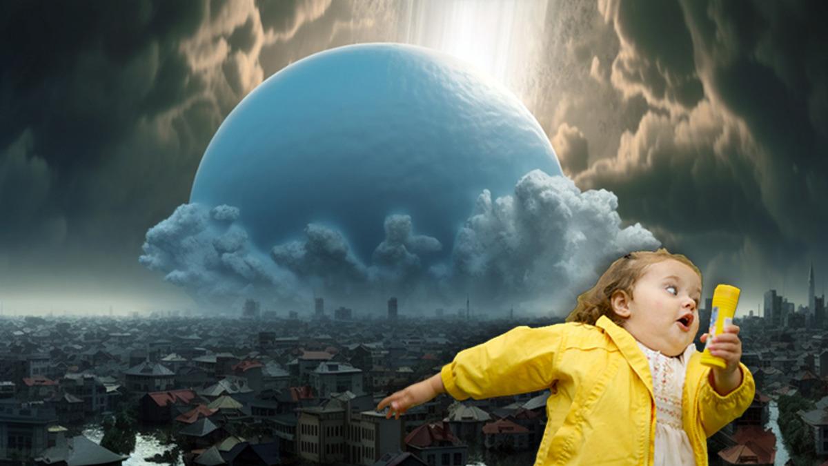 Yağmur Bulutundaki Damlaların Tamamı Tek Bir Dev Kütle Halinde Düşseydi Nolurdu?