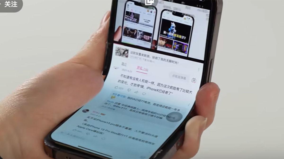 iPhone Hayranları, Apple’ın Israrla Yapmadığını Yaptı: İşte Katlanabilir “iPhone V” (Gerçekten Katlanıyor!)