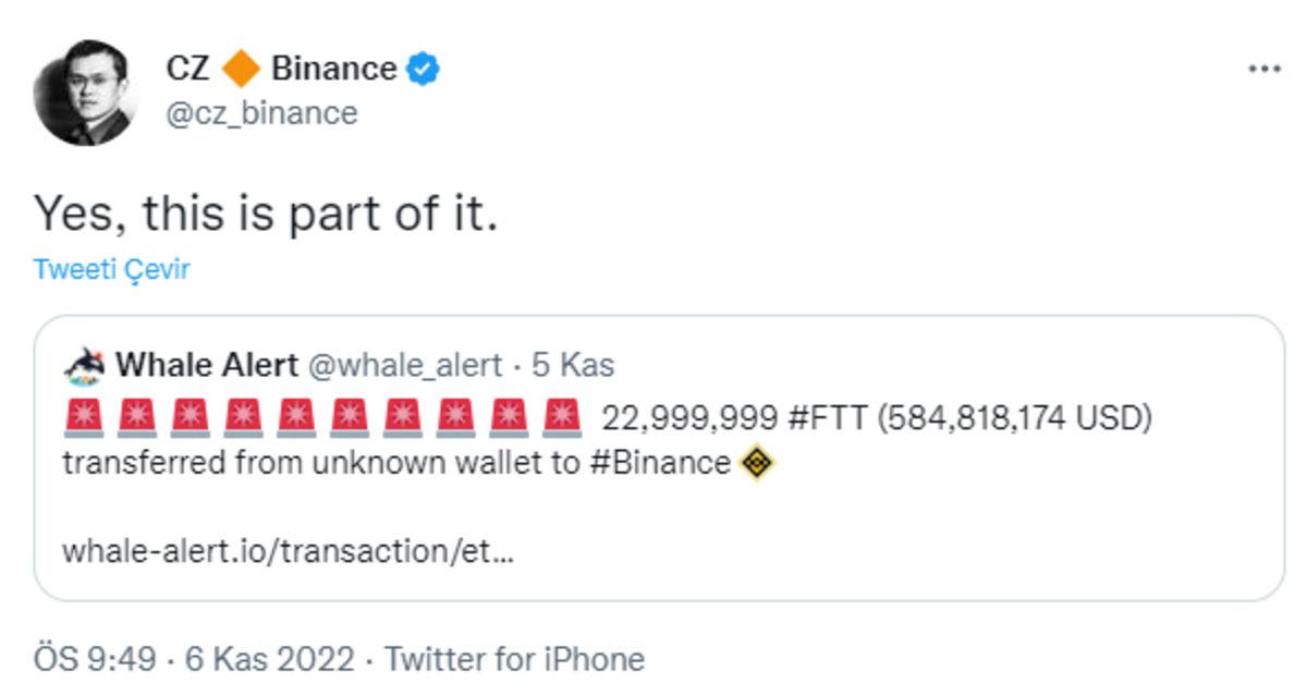 Çayınızı Kahvenizi Alın Gelin: Kripto Piyasalarını Yerle Bir Eden Binance-FTX Çatışmasındaki Tüm Detaylar...