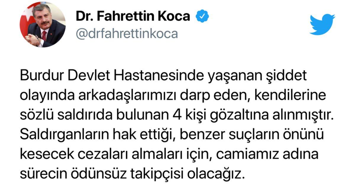 Fahrettin Koca’nın Kafa Karışıklığı Yaratan ’Darp Raporu’ Açıklaması Sosyal Medyada Tartışmalara Neden Oldu